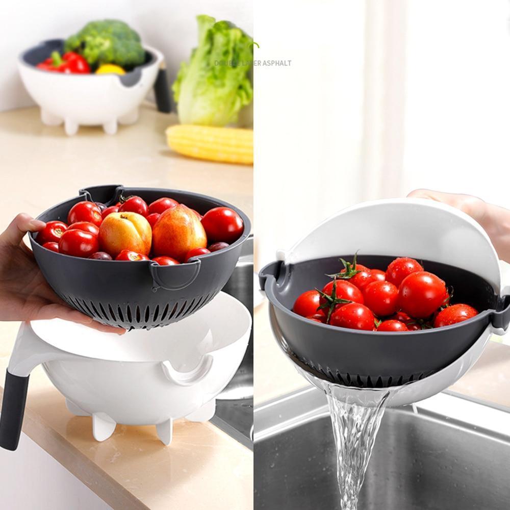 9-in-1 vegetable drain basket