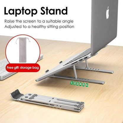 Adjustable Aluminum Laptop Riser