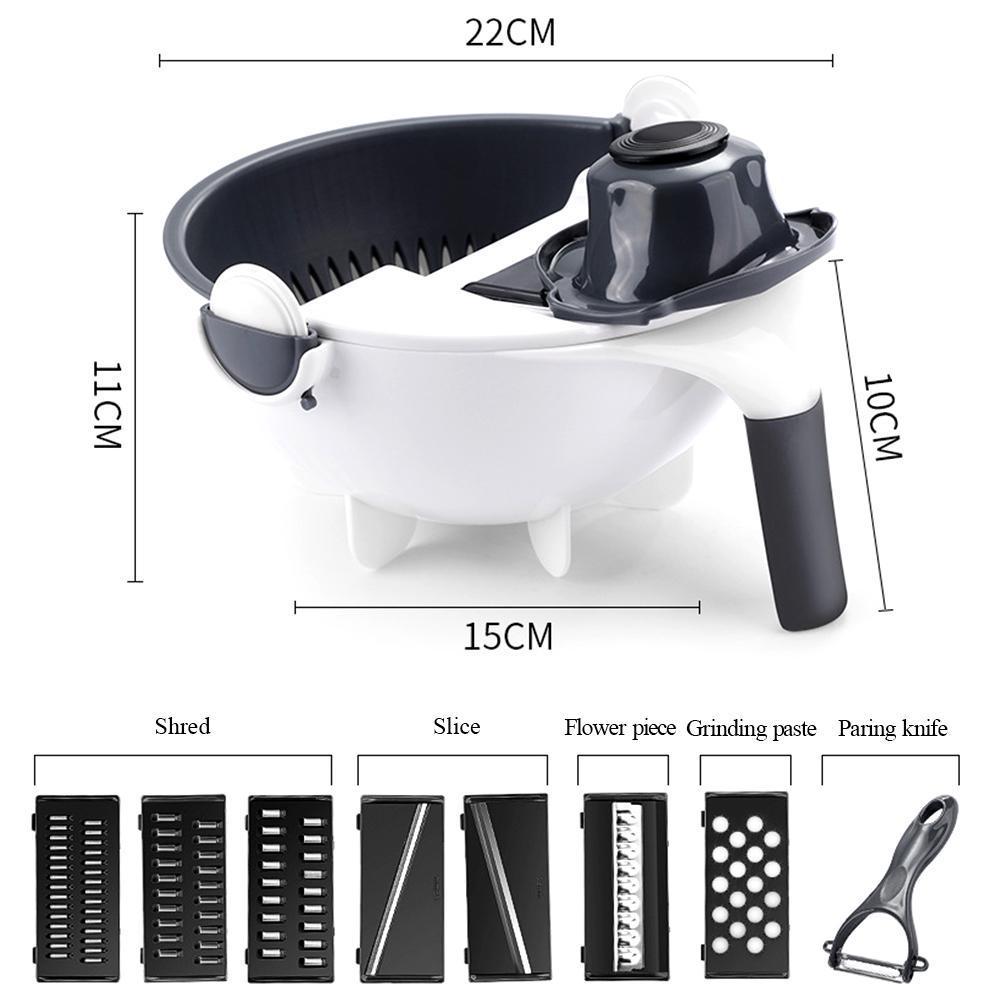 9-in-1 vegetable drain basket