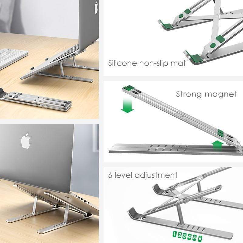 Adjustable Aluminum Laptop Riser